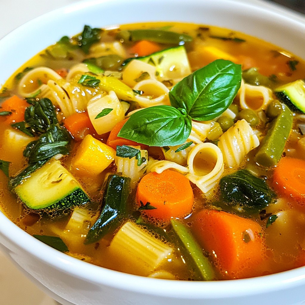 Veggie Packed Minestrone Soup Fresh and Simple Recipe