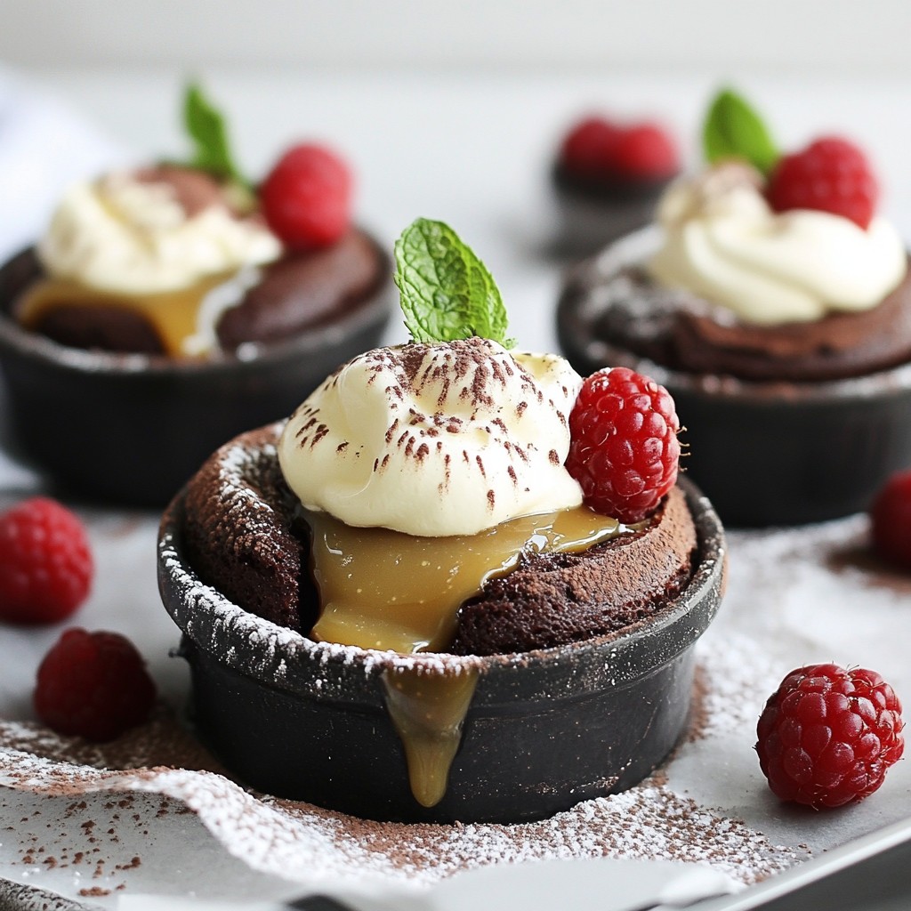 Chocolate Caramel Lava Cakes Indulge Your Sweet Tooth