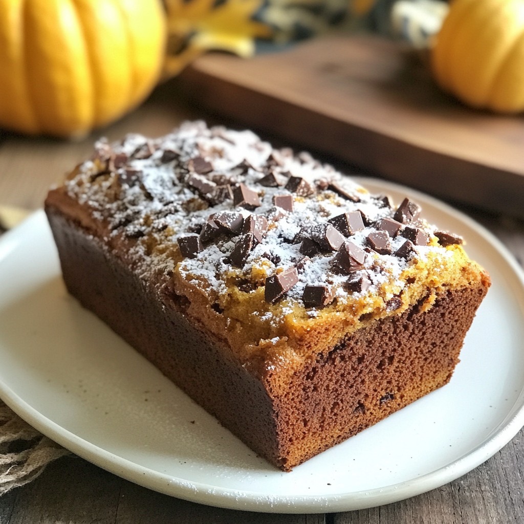 Chocolate Chip Pumpkin Bread Irresistible Fall Treat