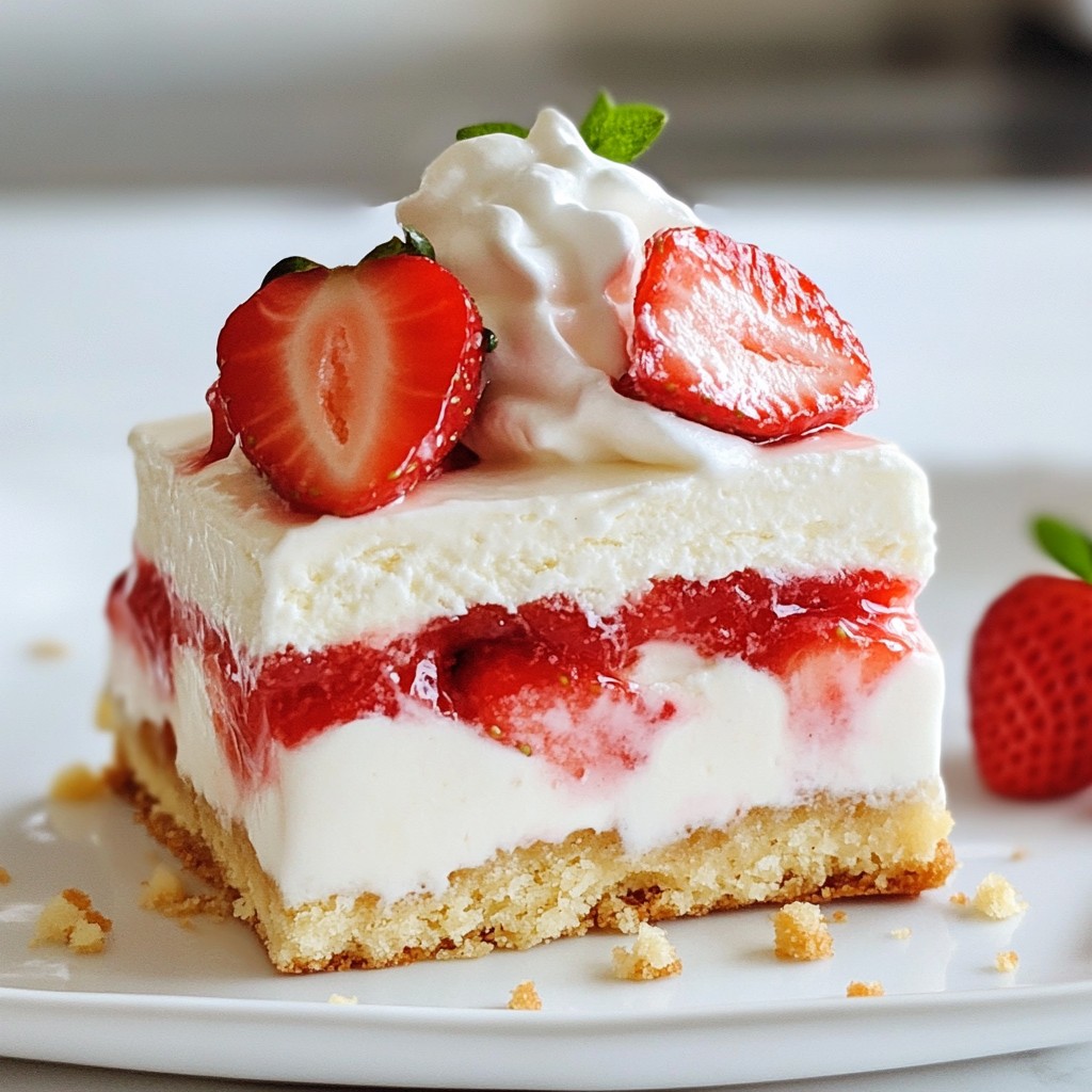 Strawberry Shortcake Ice Cream Bars Easy Frozen Treat