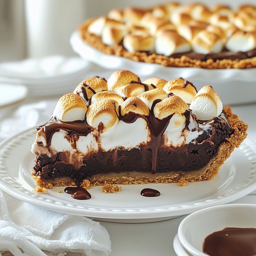 S’mores Brownie Pie Irresistible Dessert Delight