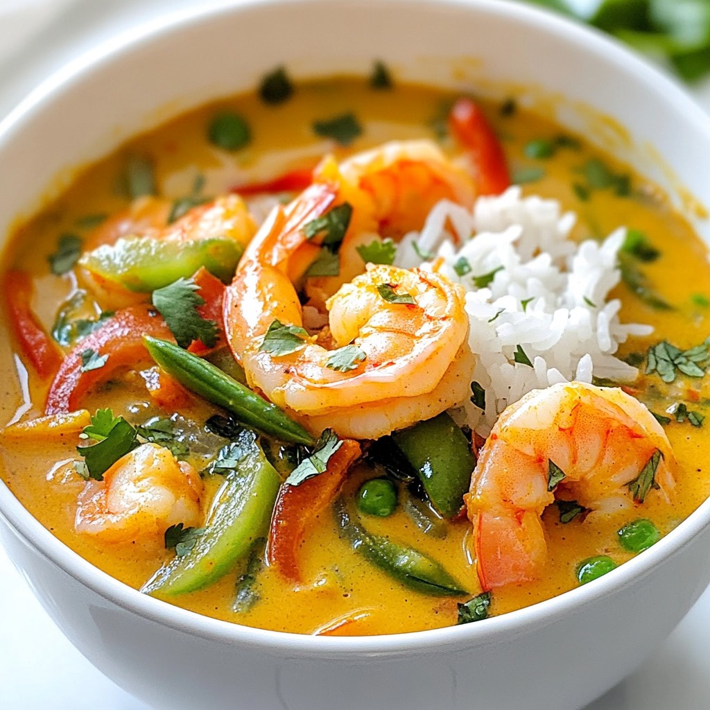 Coconut Curry Shrimp Soup Flavorful and Simple Recipe