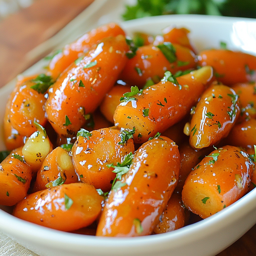 Honey Garlic Glazed Carrots Simple and Tasty Side