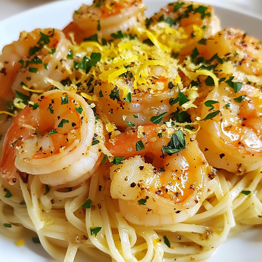 Garlic Herb Shrimp Scampi Quick and Easy Meal