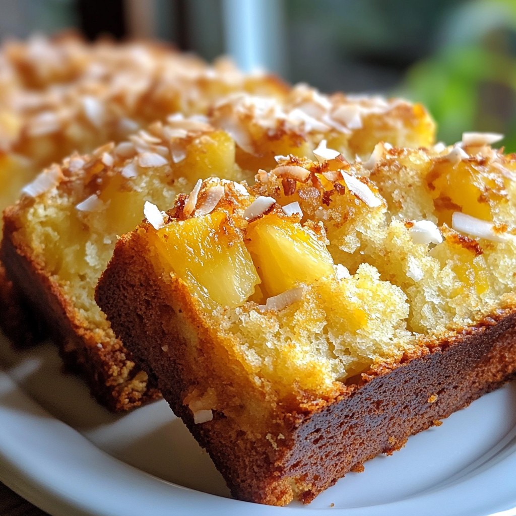 Tropical Coconut Pineapple Bread Simple Delight Recipe