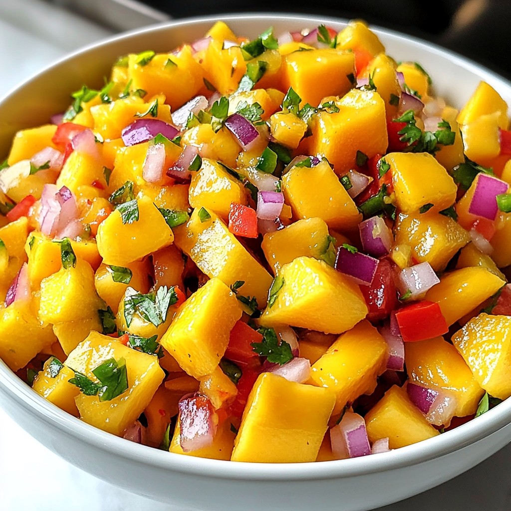 Sweet Heat Mango Salsa Fresh and Flavorful Recipe
