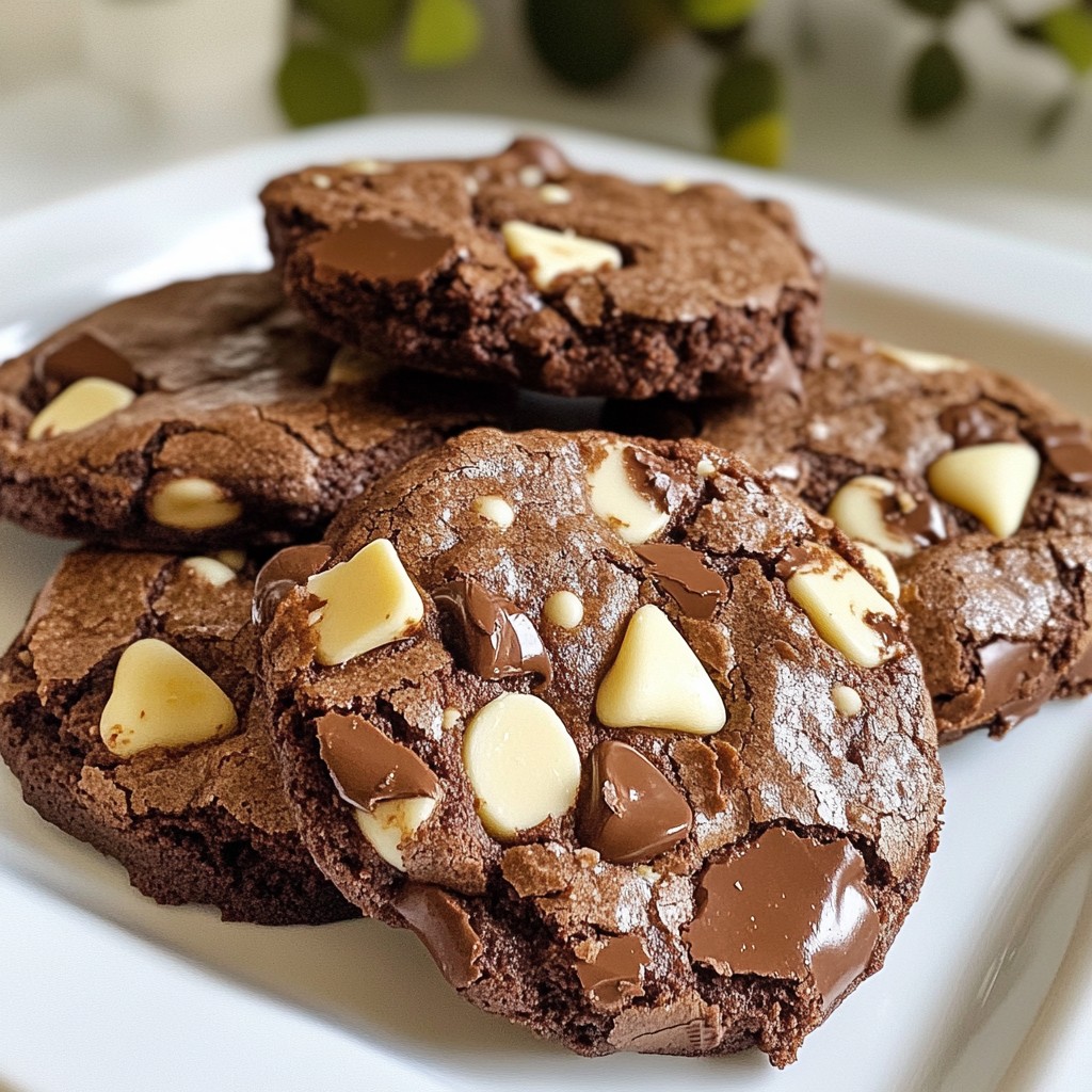 Triple Chocolate Brownie Cookies Irresistible Treat