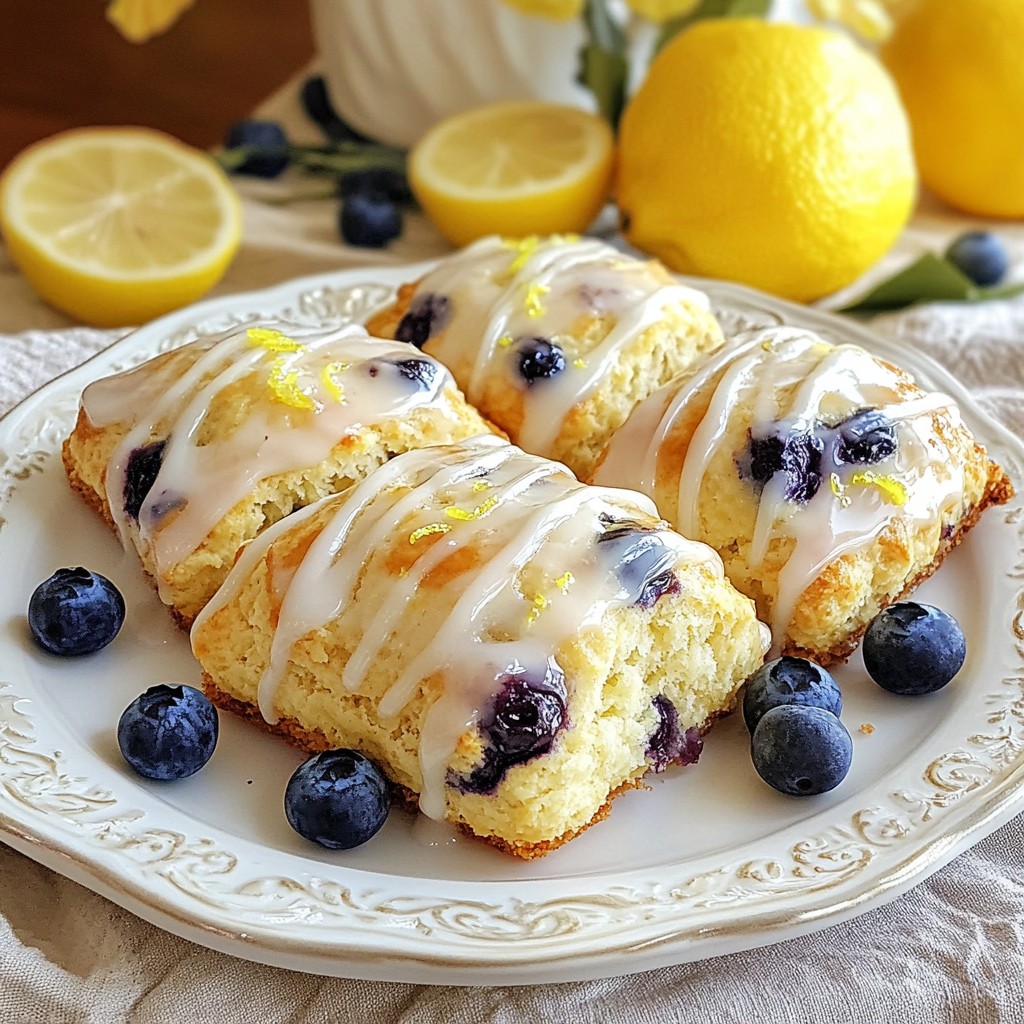 Lemon Blueberry Scones Delightful and Easy Recipe
