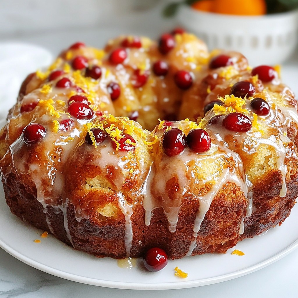 Cranberry Orange Monkey Bread Delightful and Easy Recipe