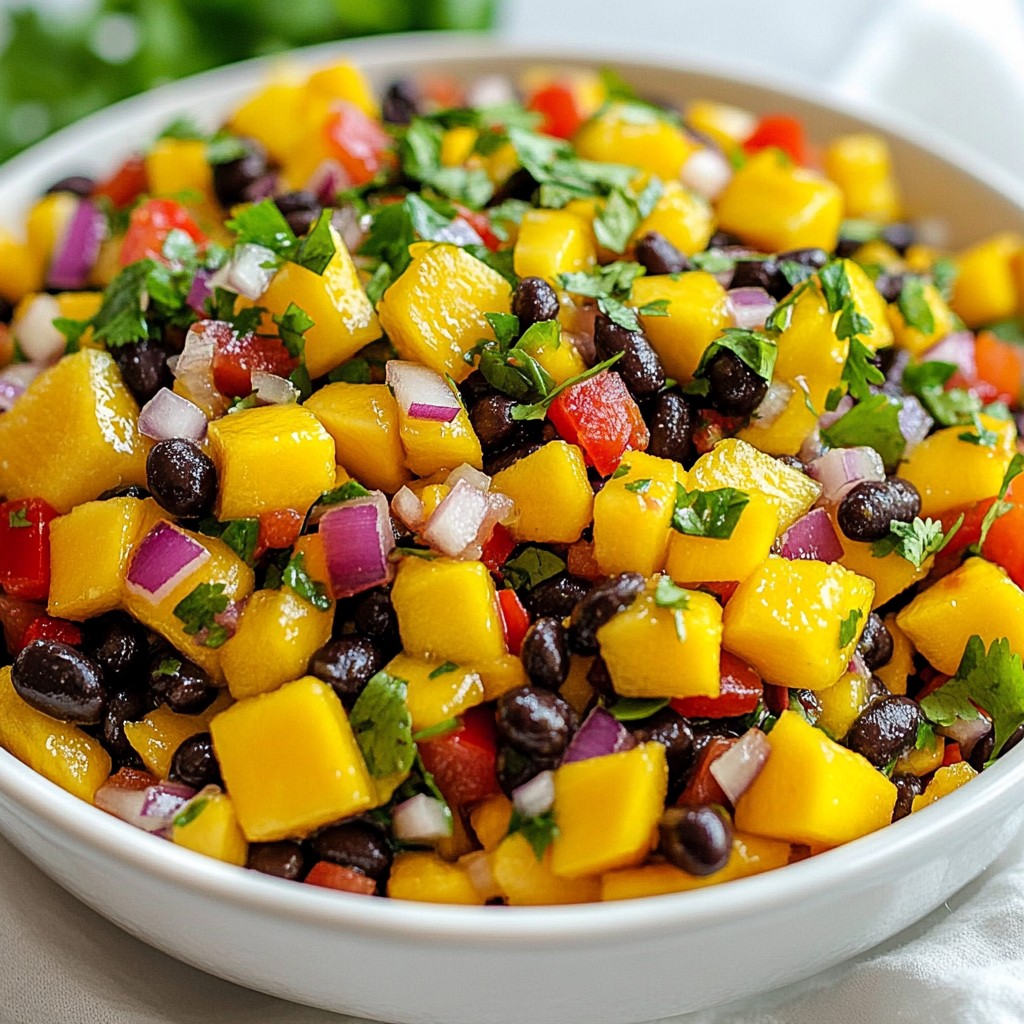 Mango Black Bean Salsa Fresh and Flavorful Delight