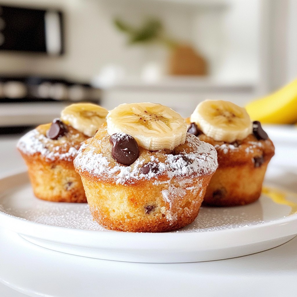 Banana Chocolate Chip Muffins Easy and Tasty Recipe