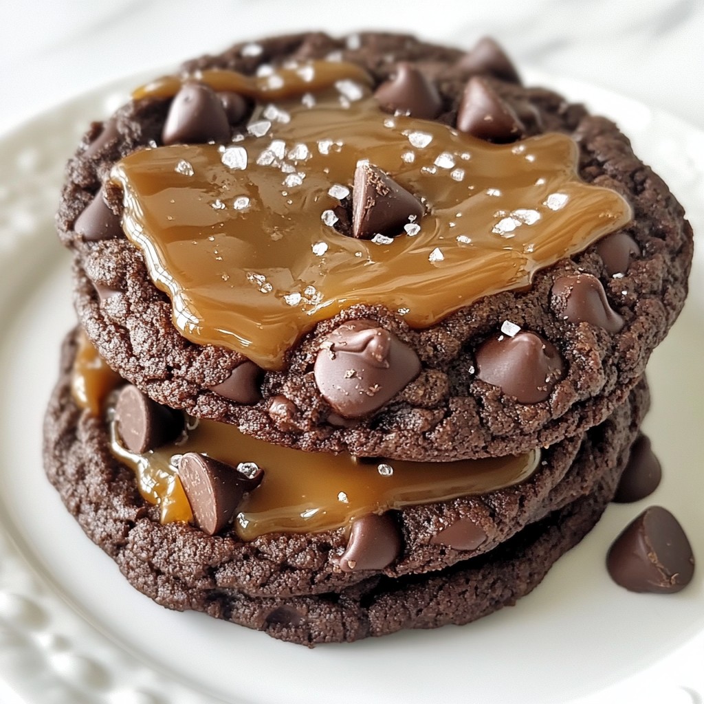 Chocolate Caramel Turtle Cookies Delightful Treats