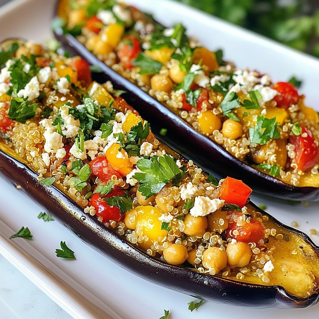 Mediterranean Stuffed Eggplant Flavorful and Healthy Dish
