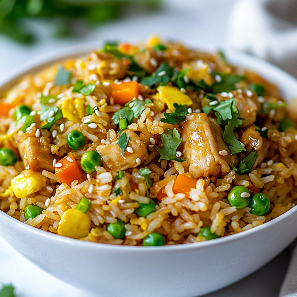 Teriyaki Chicken Fried Rice Flavorful Weeknight Meal