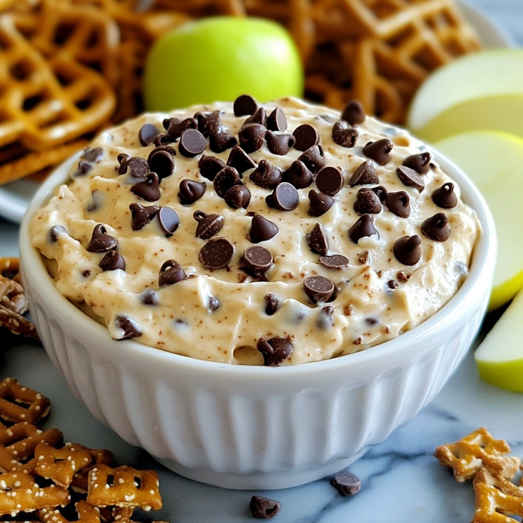 Chocolate Chip Cookie Dough Dip Easy and Delicious Treat
