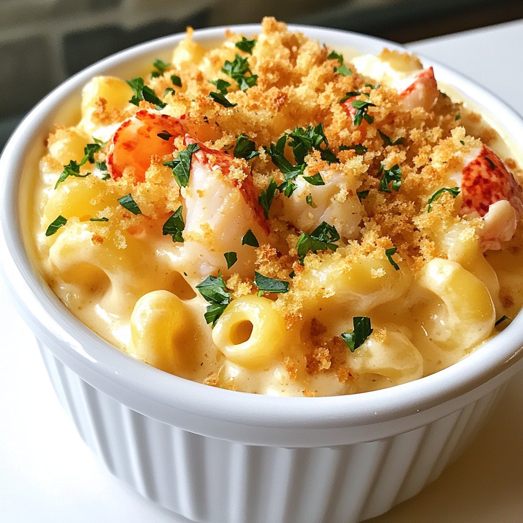 Creamy Lobster Mac and Cheese Delightful Comfort Food