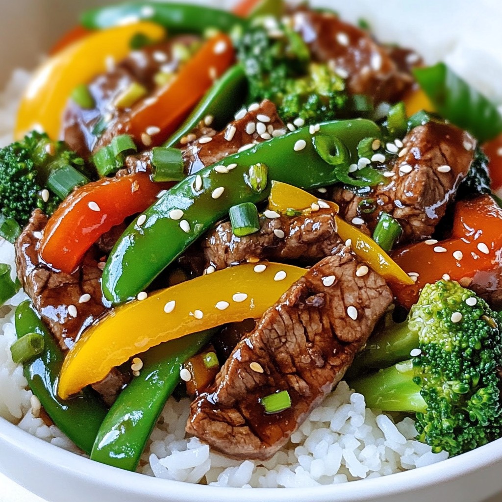 Teriyaki Steak Stir Fry Delightful and Simple Meal