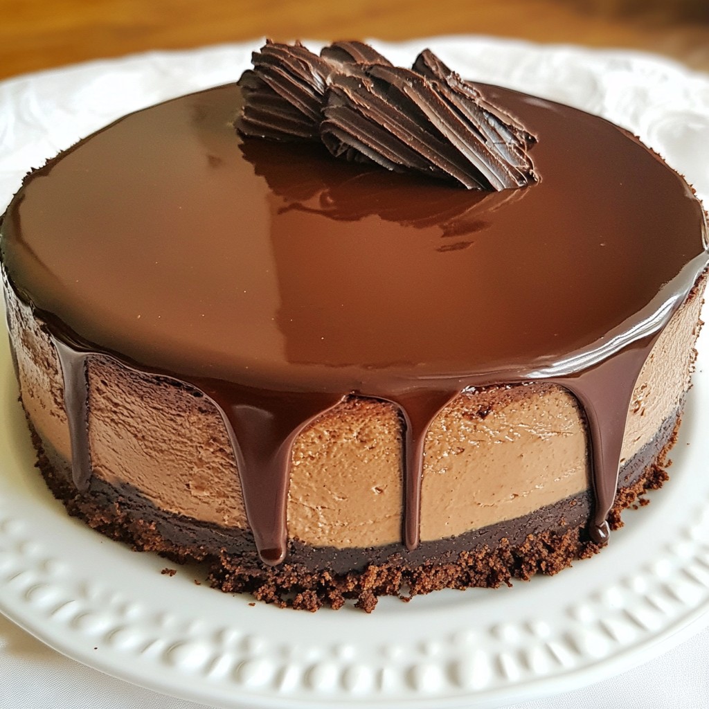 Triple Chocolate Cheesecake Delightfully Rich Recipe