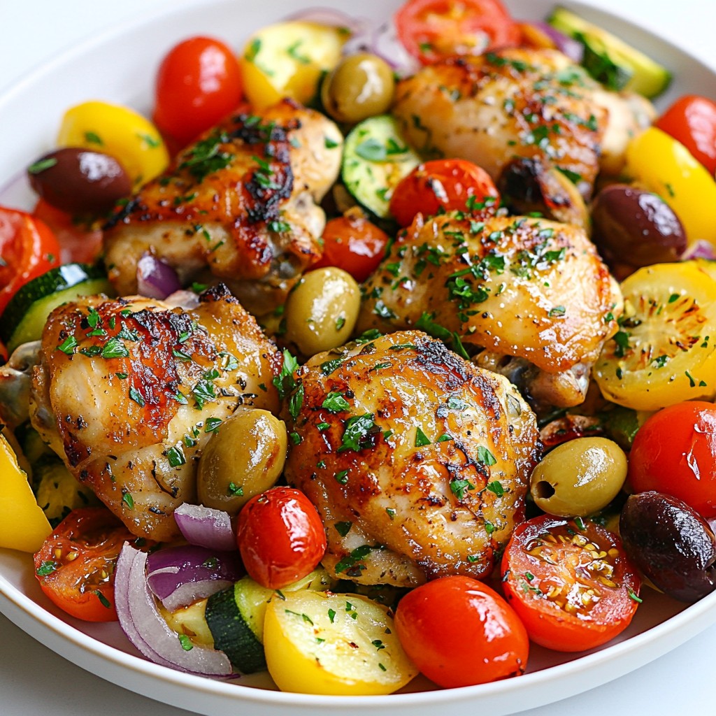 Greek Chicken Sheet Pan Dinner Packed with Flavor