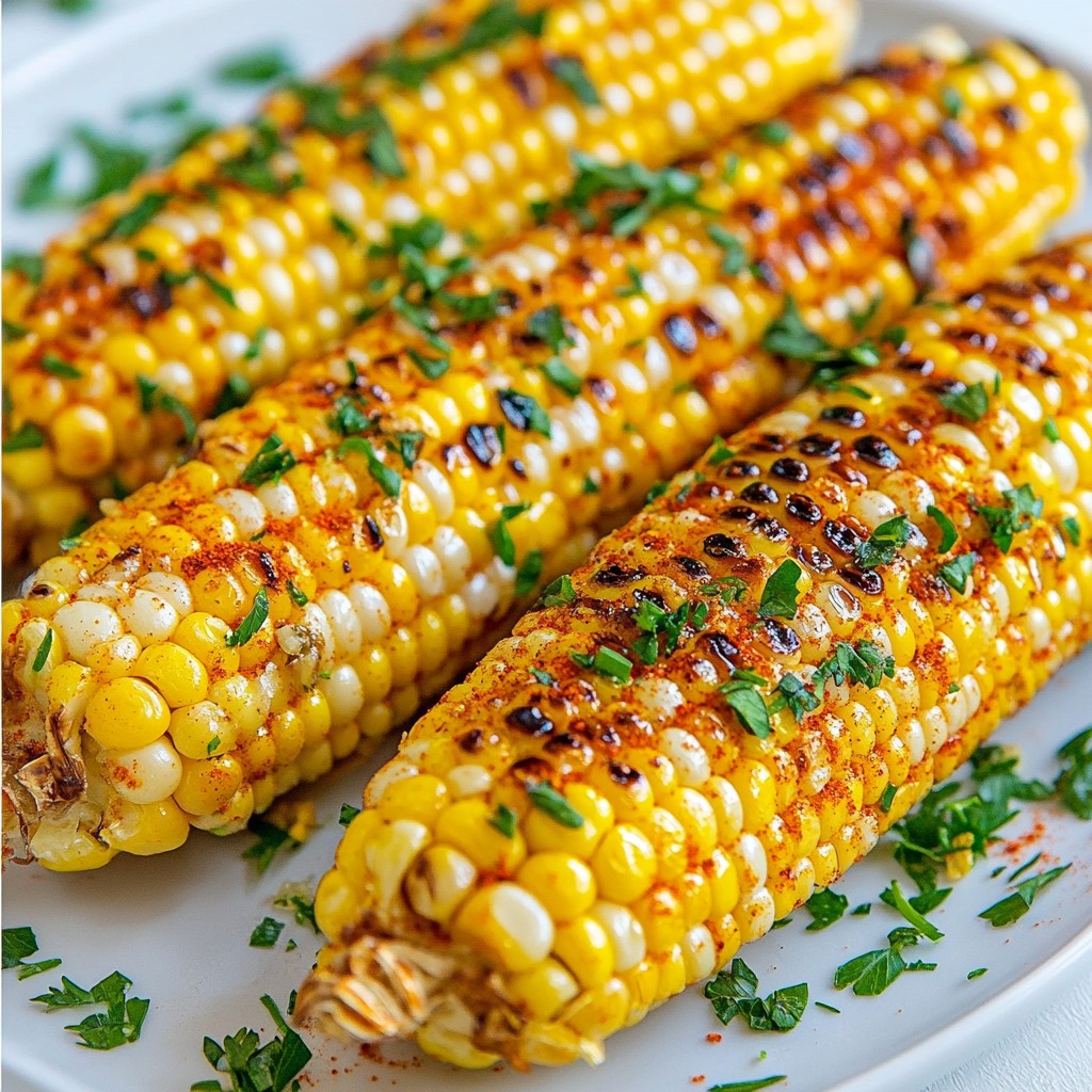 Garlic Herb Roasted Corn Flavorful Summer Delight