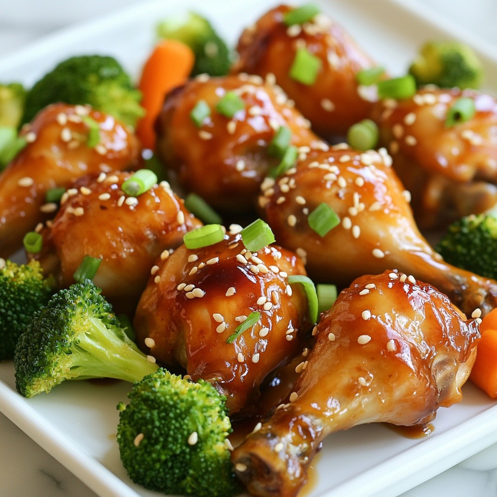 Honey Garlic Drumstick Sheet Pan Dinner Delight