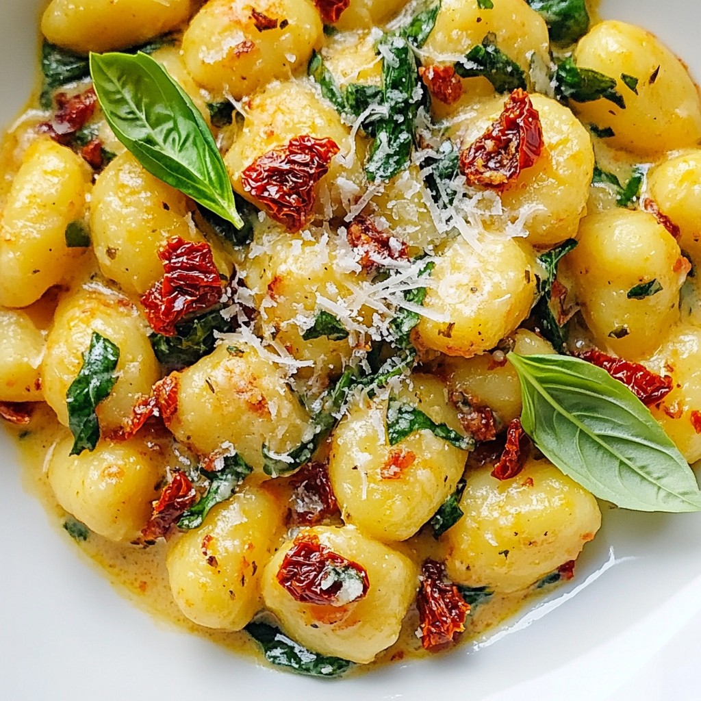 Creamy Sun-Dried Tomato Gnocchi Flavorful and Easy