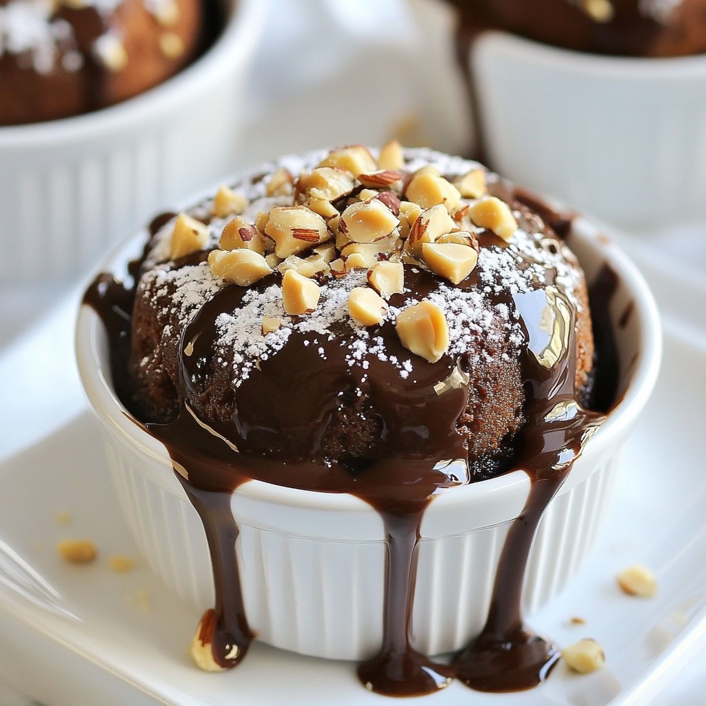 Chocolate Hazelnut Lava Cake Decadent Delight Recipe
