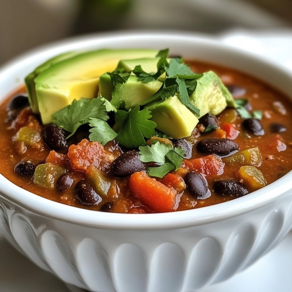 Smoky Chipotle Black Bean Chili Flavorful and Easy Recipe