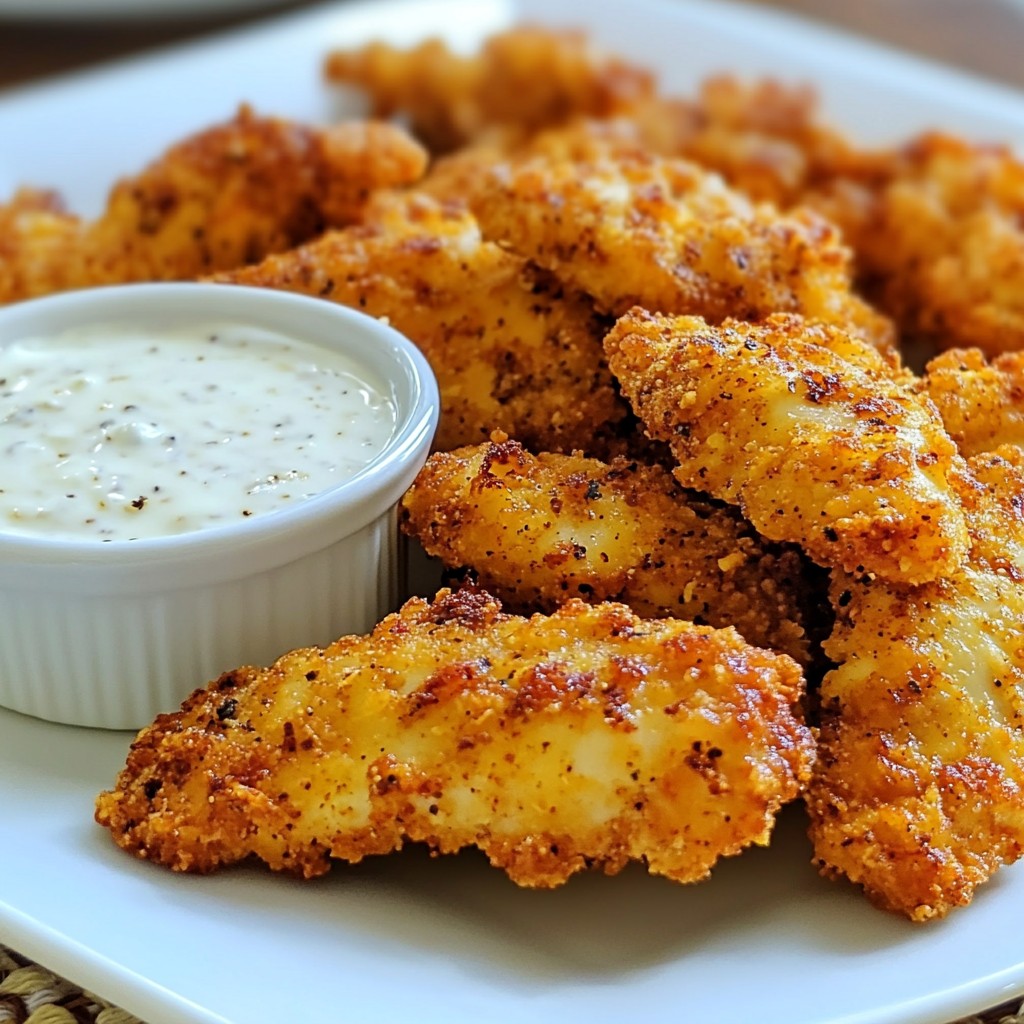 Spicy Cajun Chicken Tenders Crispy and Flavorful Dish