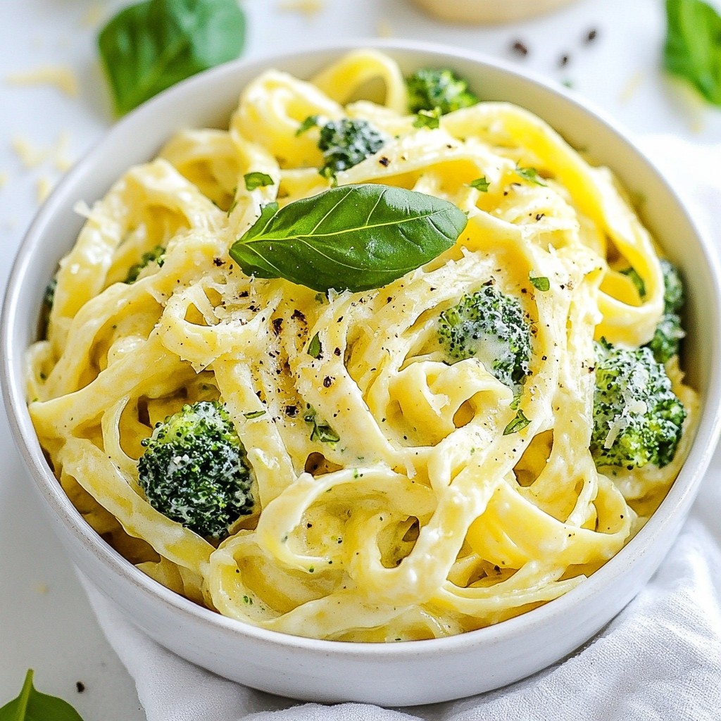 Creamy Broccoli Alfredo Perfect for Family Dinner