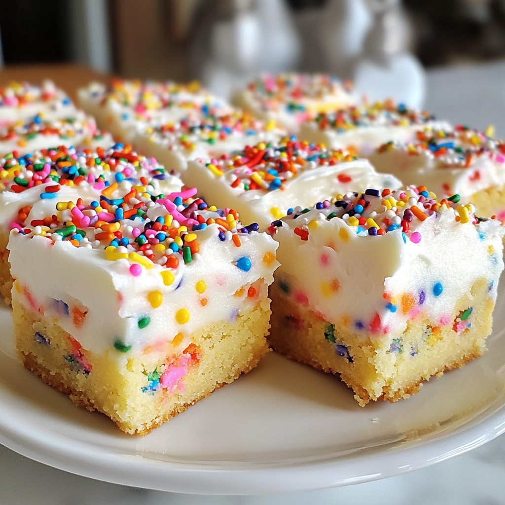 Funfetti Sugar Cookie Bars Easy and Delicious Treat