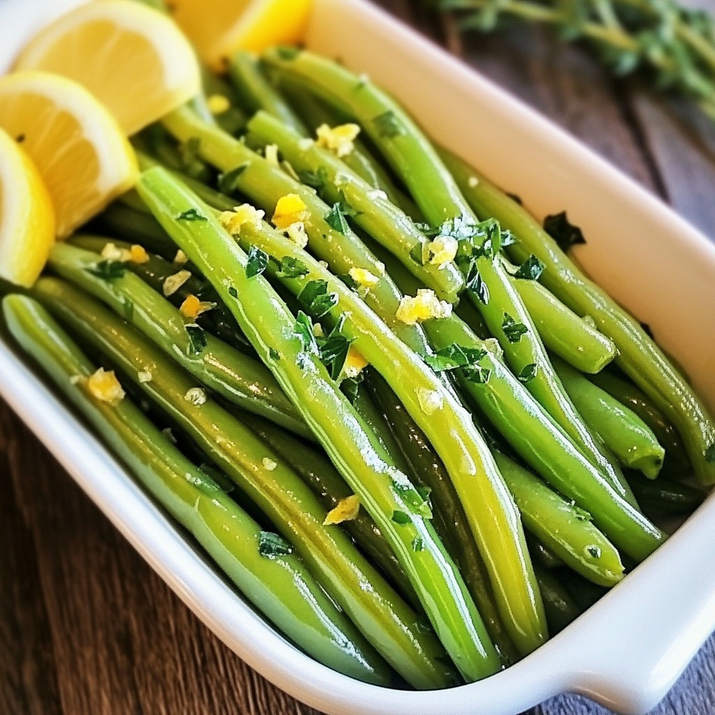 Steamed Garlic Herb Green Beans Simple and Delicious