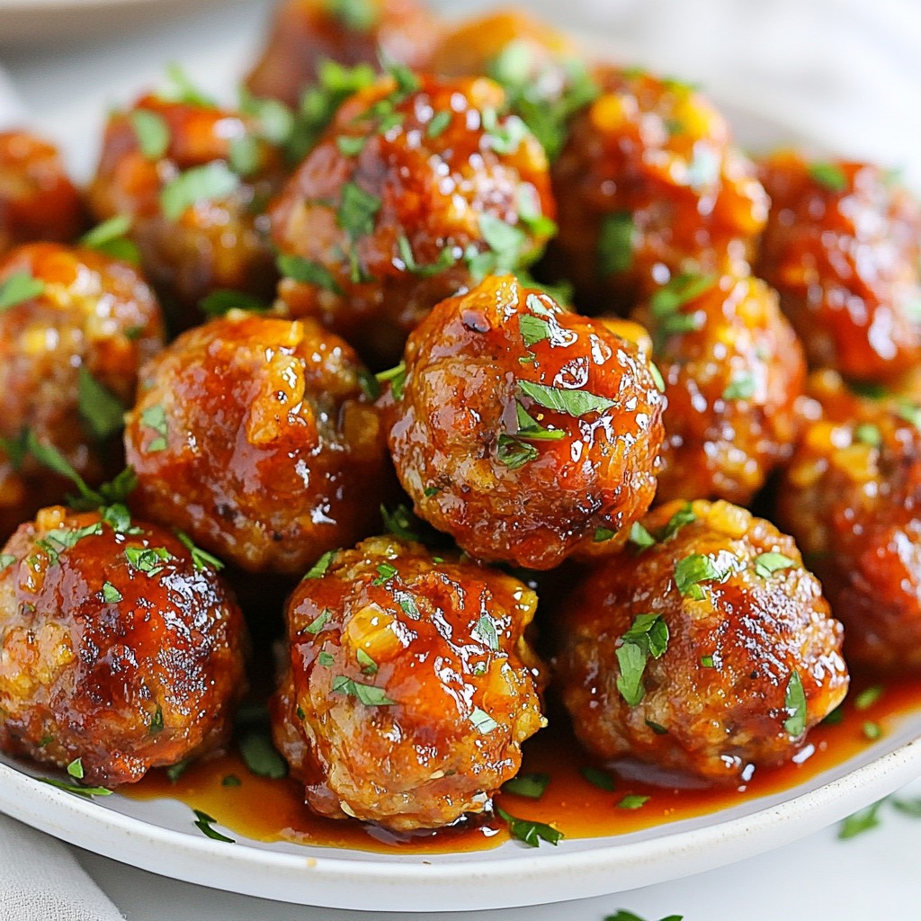Sriracha Honey Meatballs Flavorful and Easy Recipe