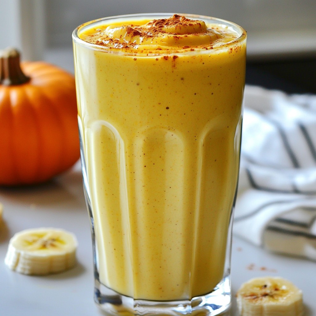 Pumpkin Pie Smoothie Tasty and Healthy Treat