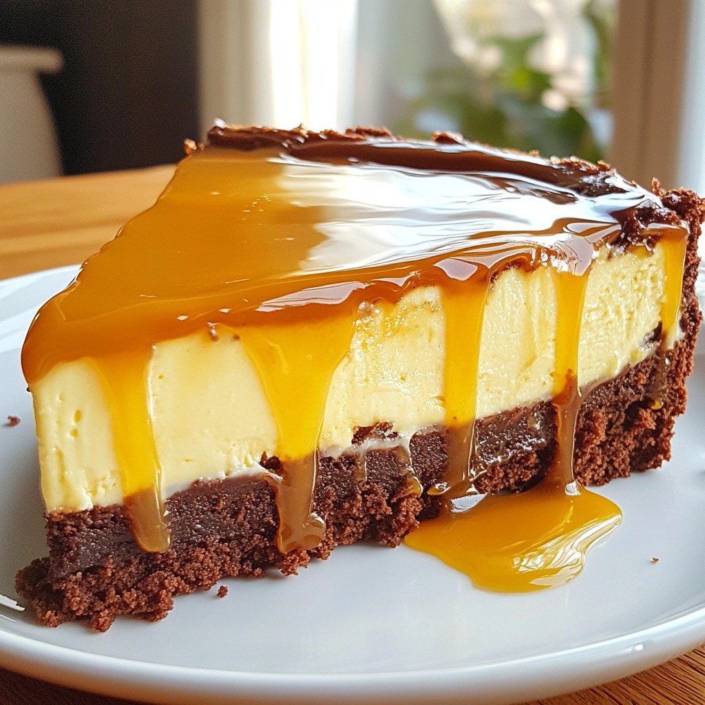 Caramel Brownie Cheesecake Rich and Decadent Delight