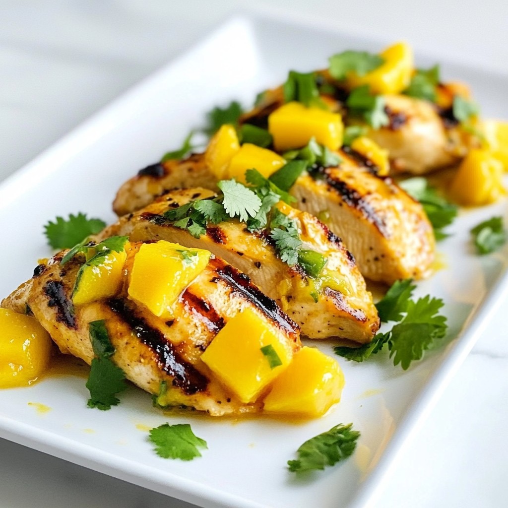 Spicy Mango Lime Chicken Flavorful Grilled Delight