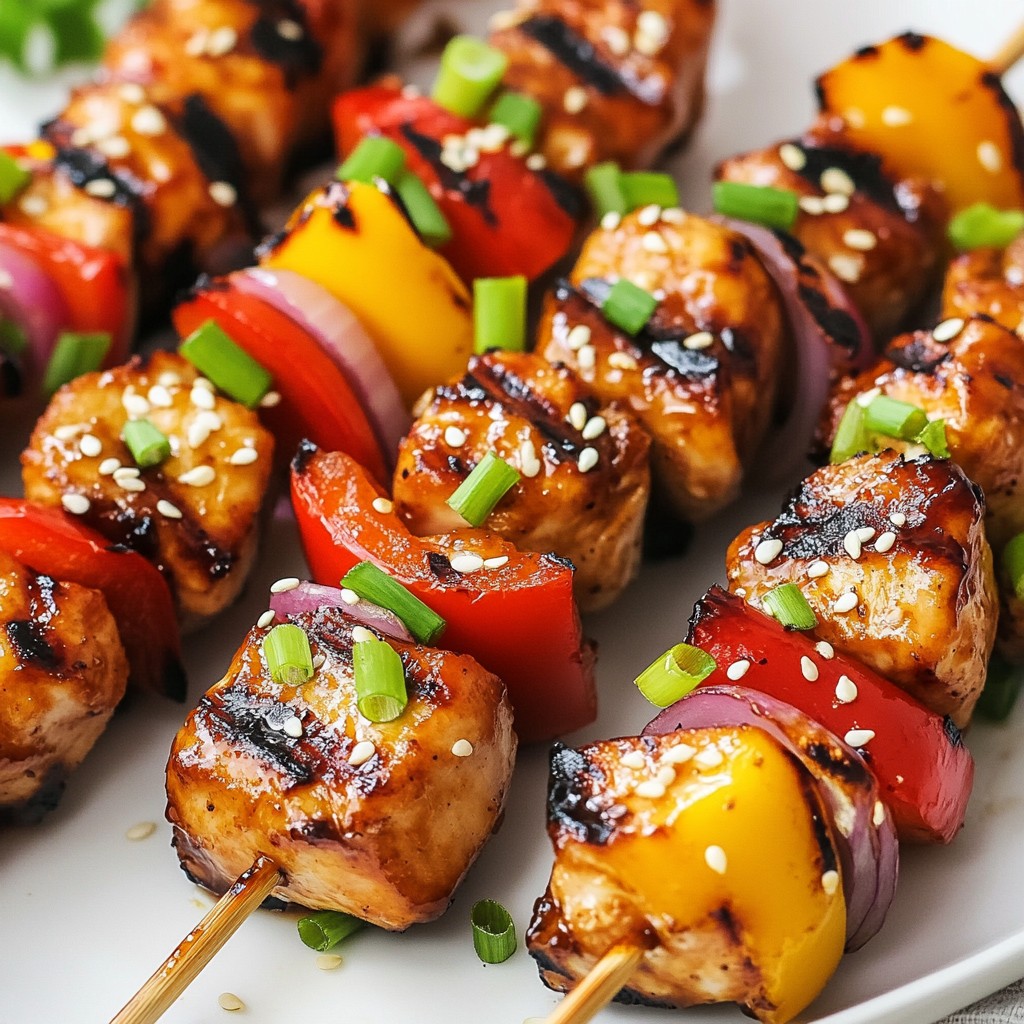 Teriyaki Chicken Skewers Mouthwatering Flavor Starter