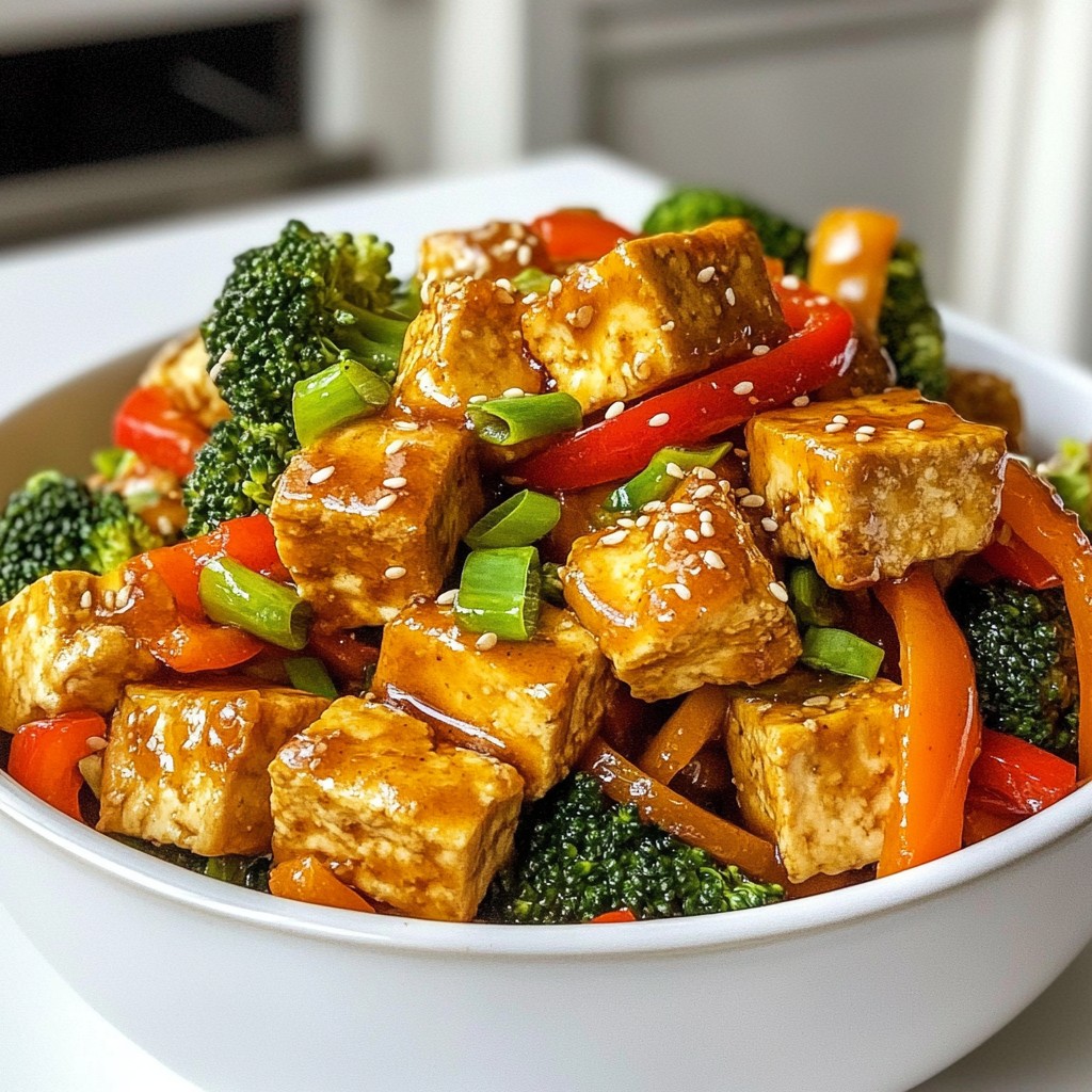 Honey Garlic Tofu Stir Fry Flavorful and Easy Meal