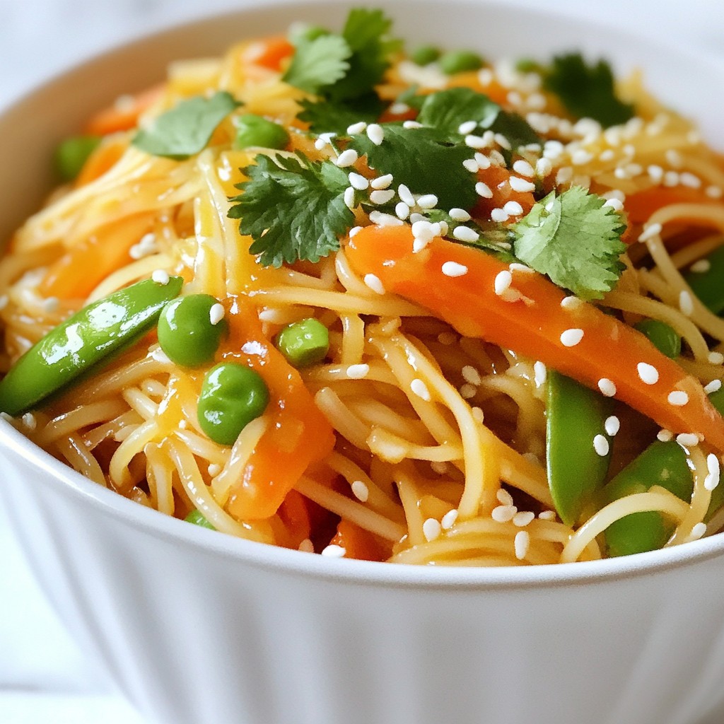 Spicy Sesame Ginger Noodles Flavorful and Quick Meal