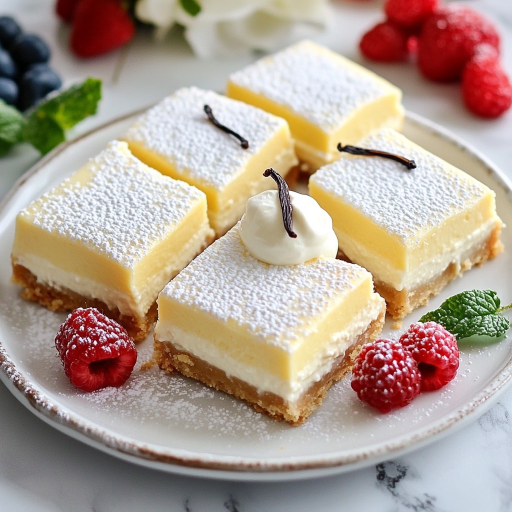 Irresistible Vanilla Bean Cheesecake Bars Delight