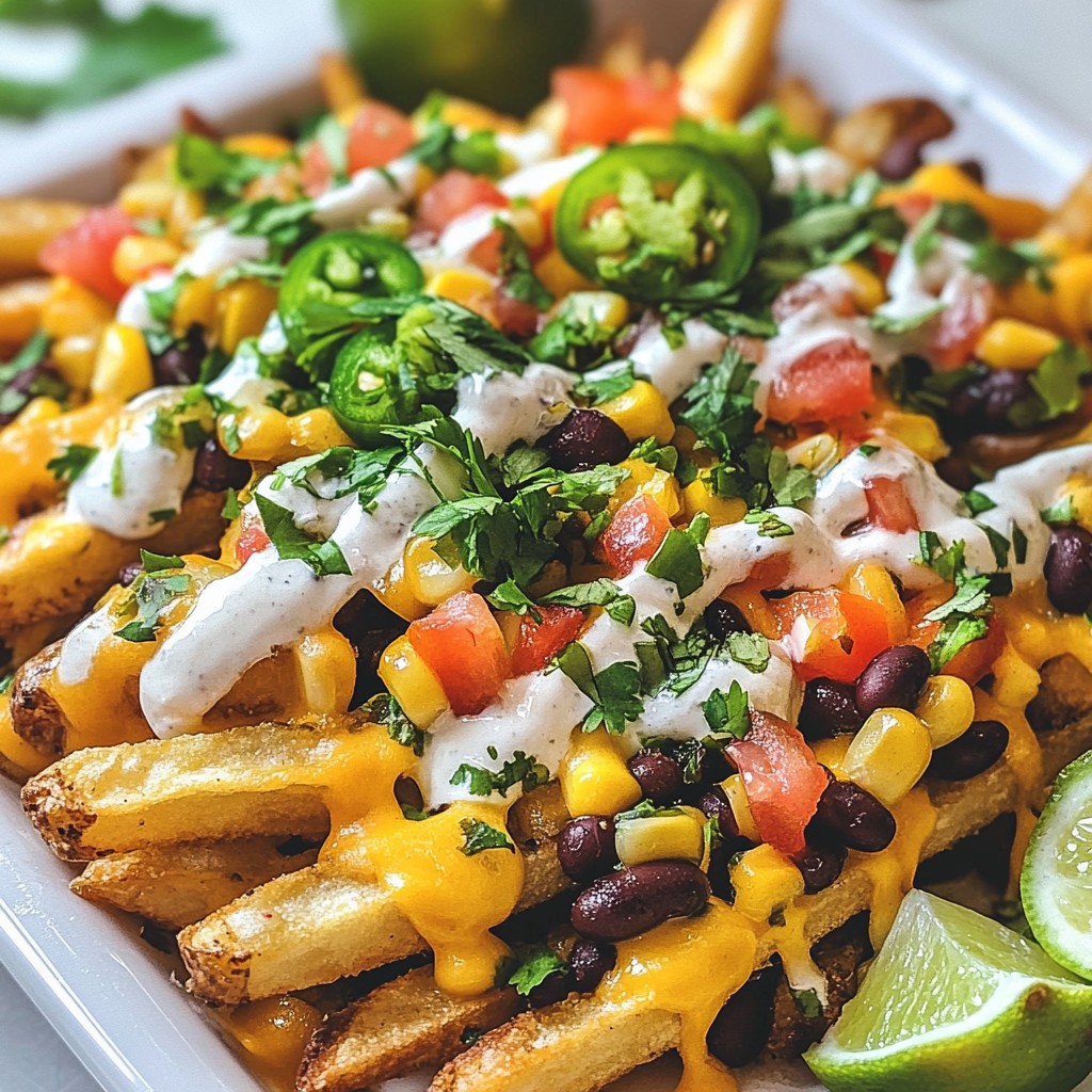 Loaded Veggie Nacho Fries Flavorful and Easy Recipe