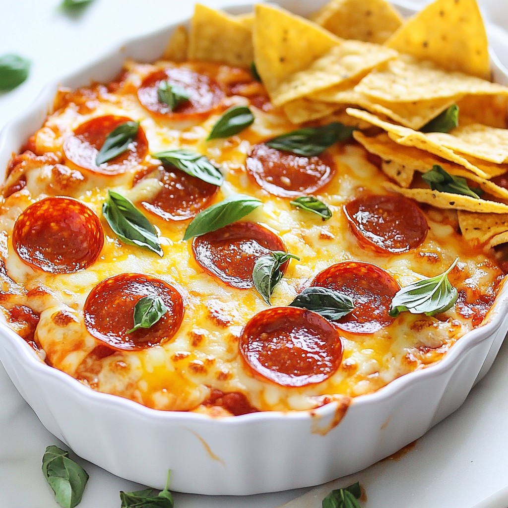 Loaded Pepperoni Pizza Dip Savory and Flavorful Treat