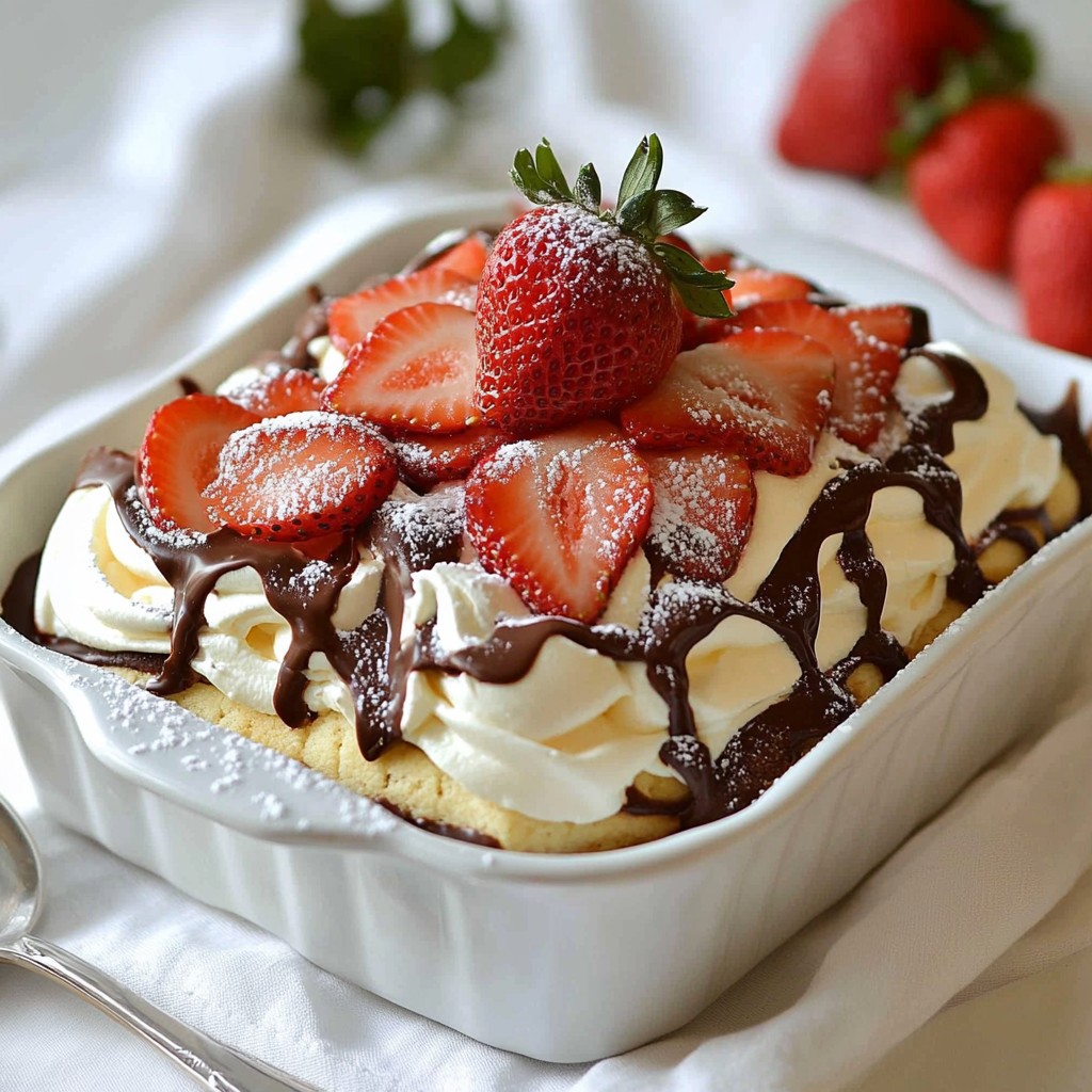 Chocolate Strawberry Icebox Cake Easy Recipe Treat