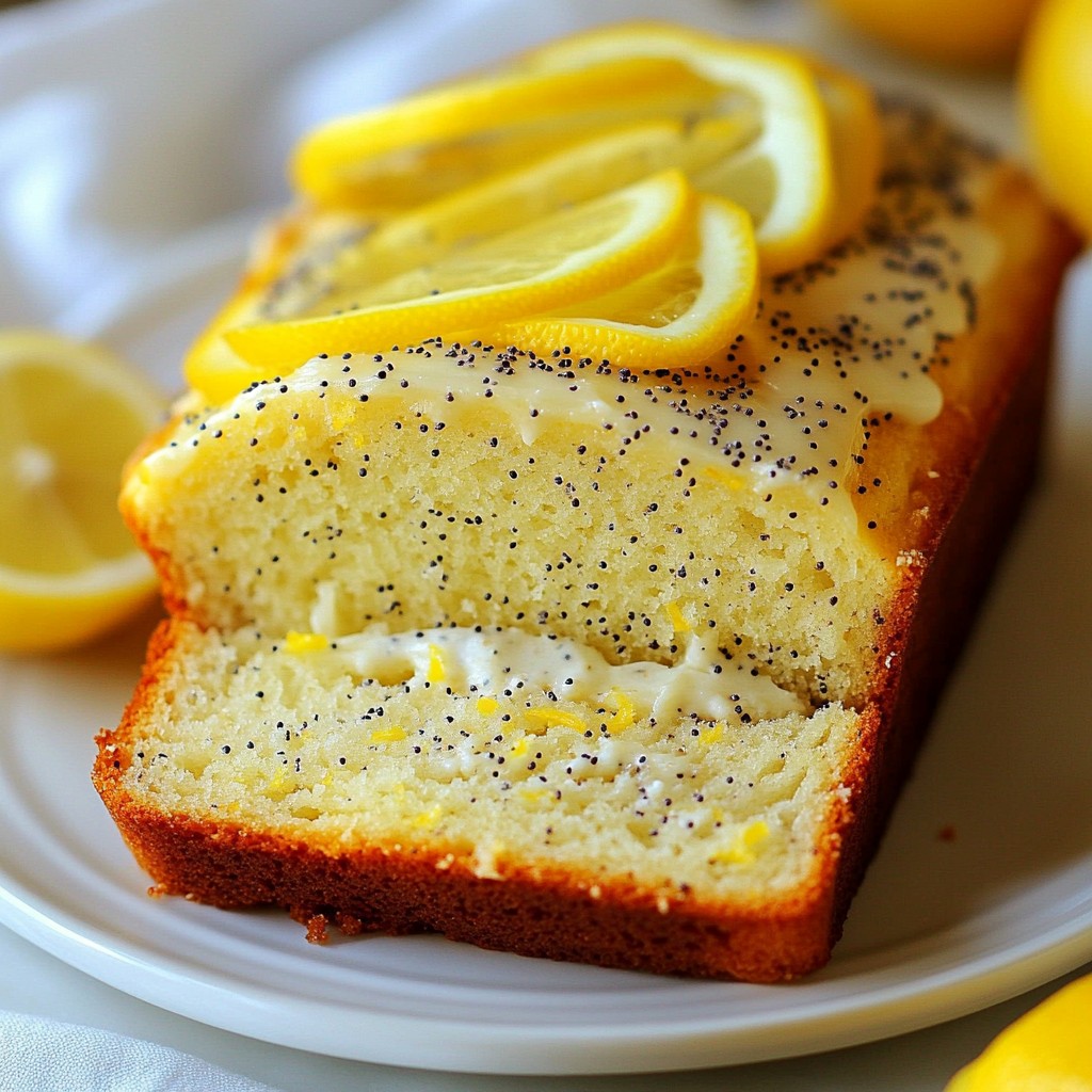 Lemon Poppy Seed Greek Yogurt Bread Delightful Recipe