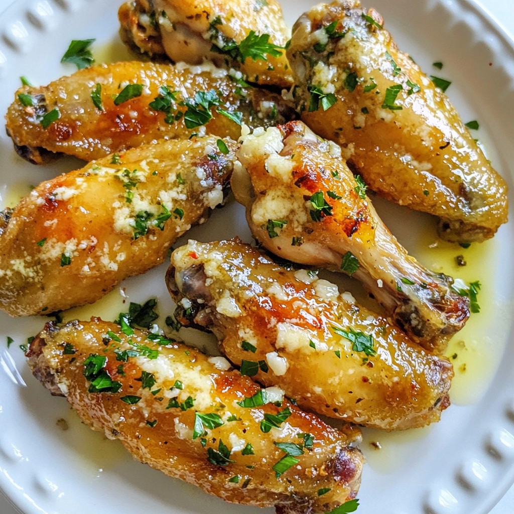 Garlic Parmesan Chicken Wings Crispy and Flavorful Meal