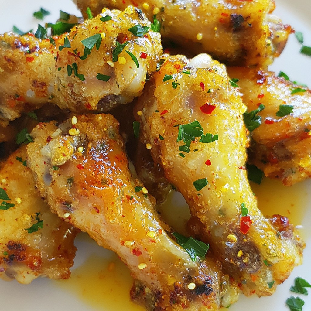 Spicy Garlic Parmesan Wings Flavorful and Crispy Delight
