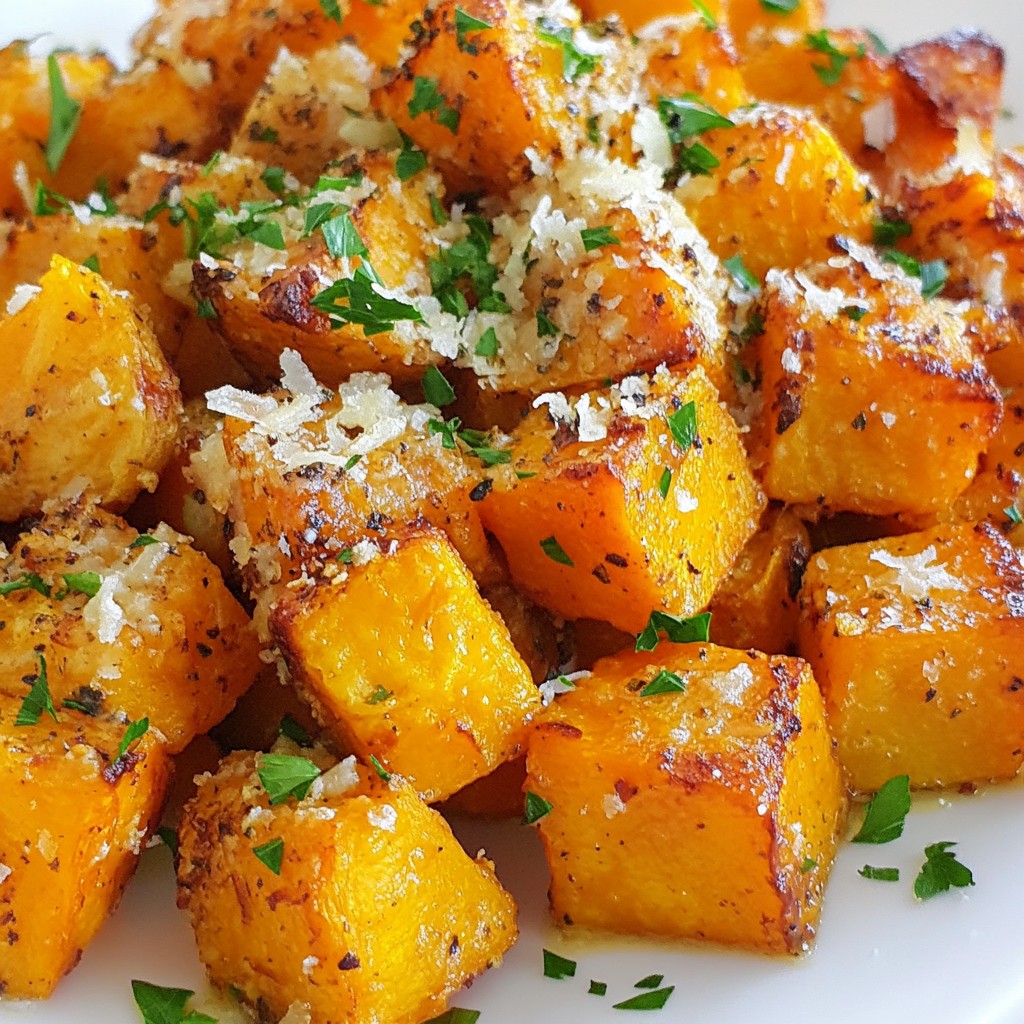 Garlic Parmesan Roasted Sweet Potatoes Simple Recipe