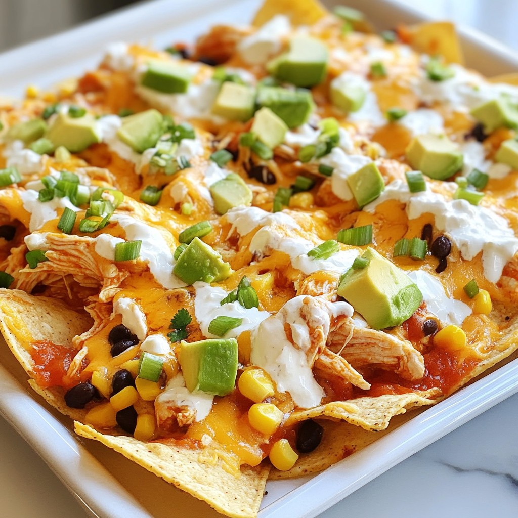 Loaded Buffalo Chicken Nachos Flavorful and Fun Dish