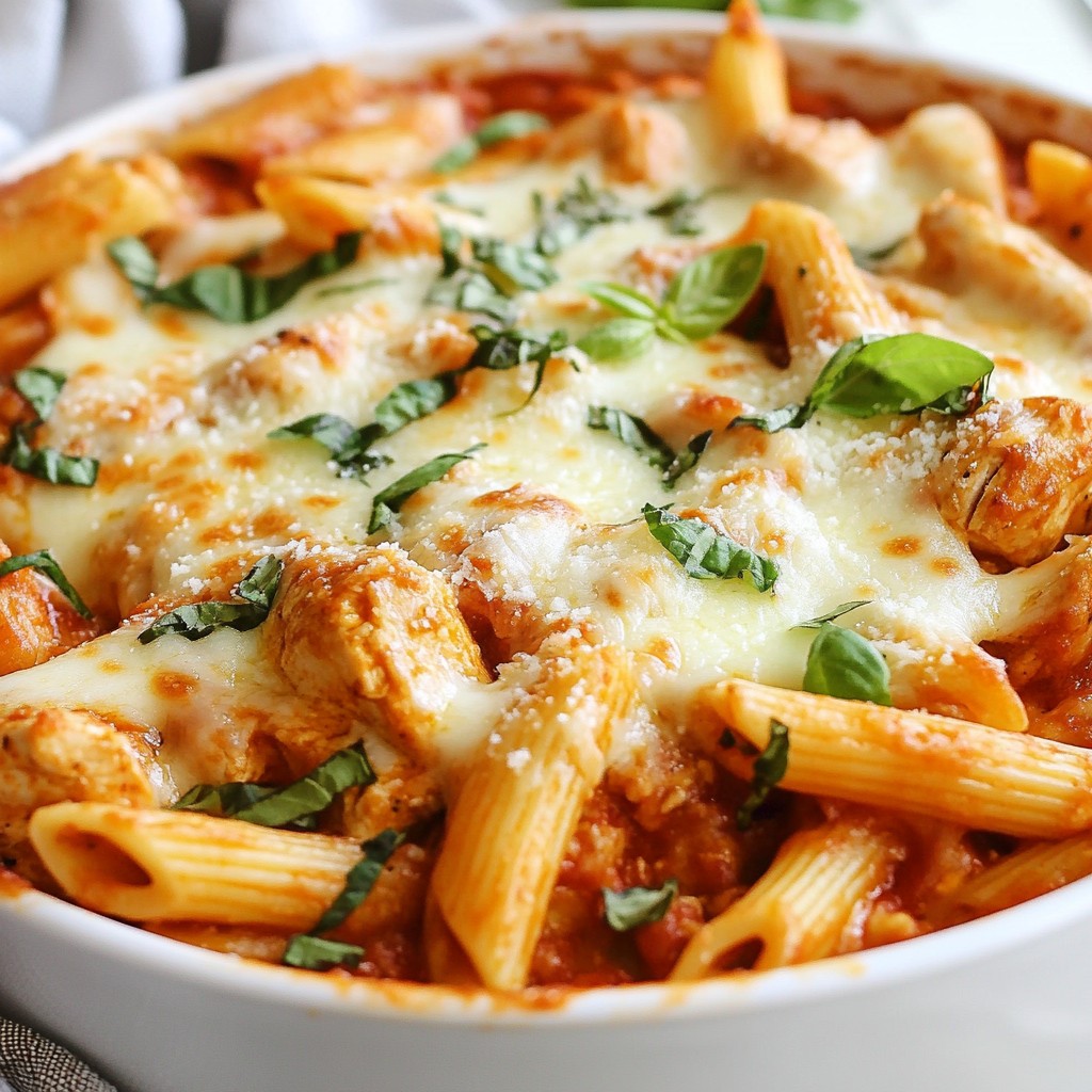 One-Pot Chicken Parmesan Pasta Easy and Tasty Recipe