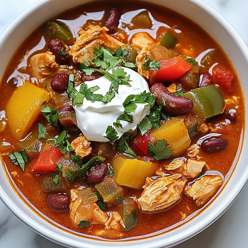 Spicy Chipotle Chicken Chili Flavorful Weeknight Meal
